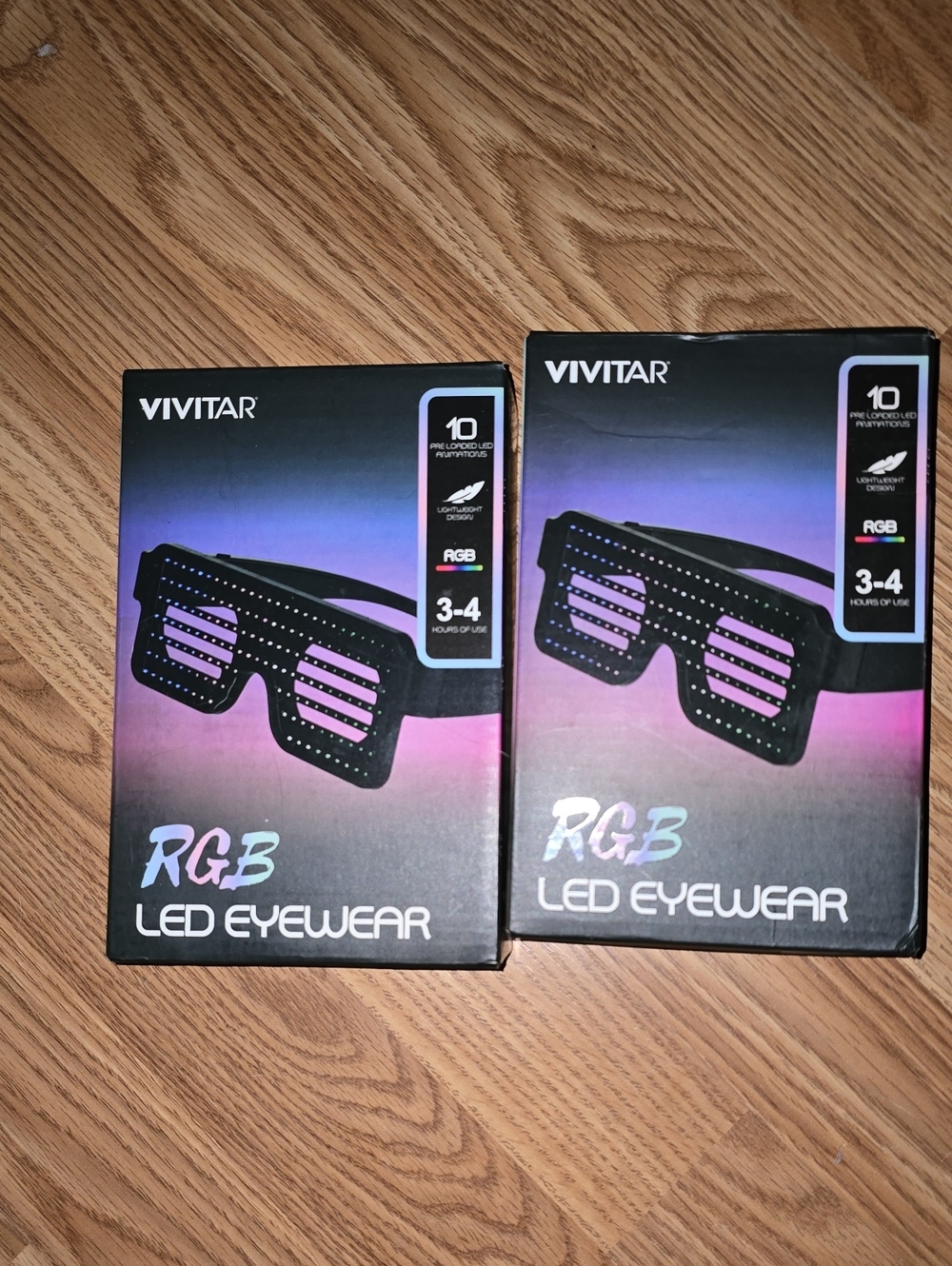 Vivitar RGB LED Eyewear - Black